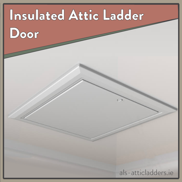 Plastic Insulated Attic Door for Attic Ladder installation