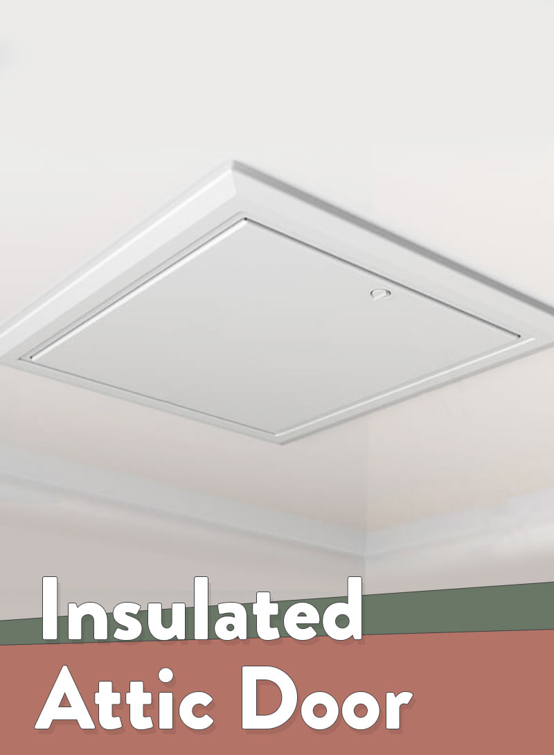 airtight Insulated attic door