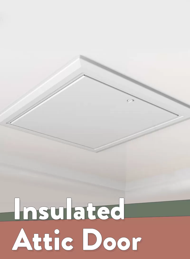 airtight Insulated attic door